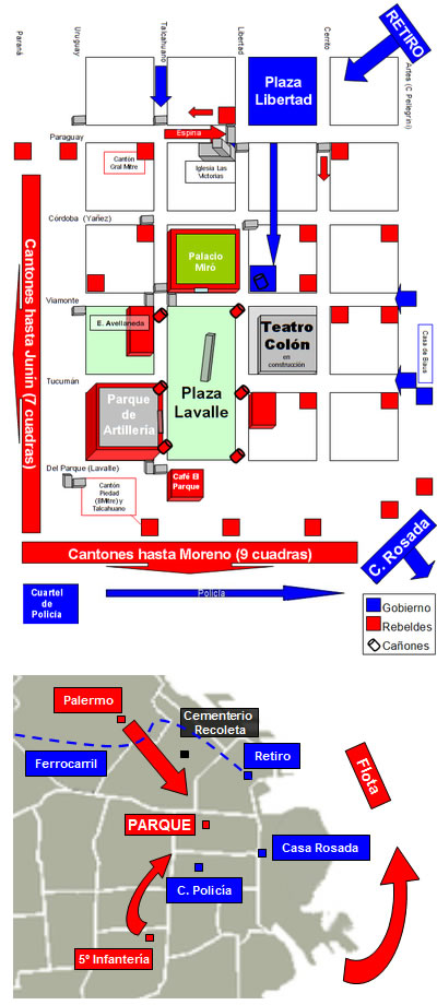 mapa de operaciones de revolucion del parque